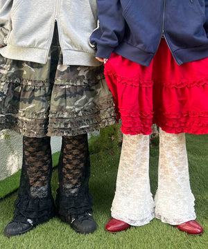 ヘムフリルレースパンツ