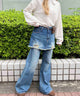 デニム モデル：160㎝ F着用