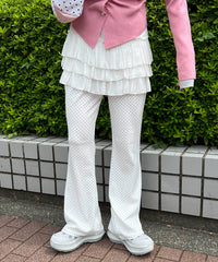 アソートパターンフレアパンツ