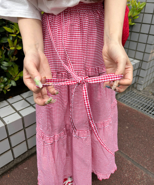 レッド モデル：155㎝ F着用