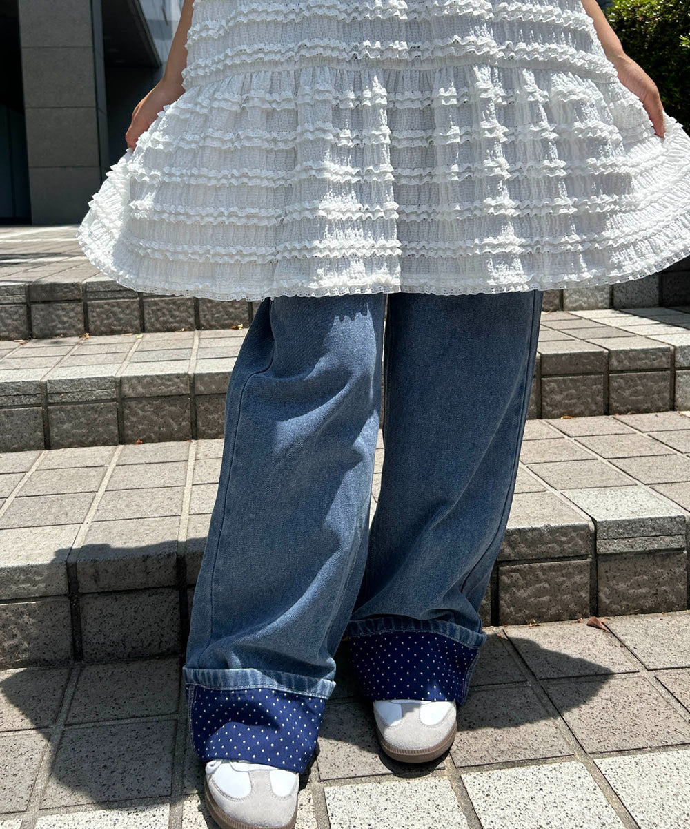 デニム モデル：157㎝ F着用