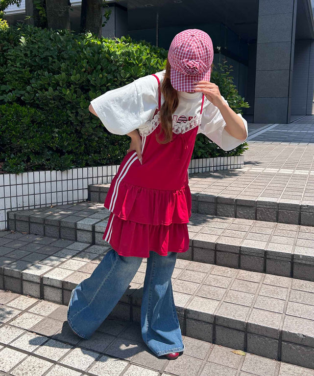 レッド モデル：155㎝ F着用