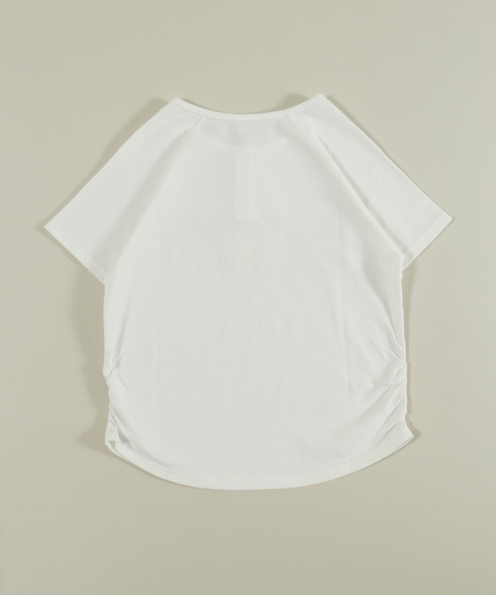 アソートボタンパッチワークロゴTシャツ