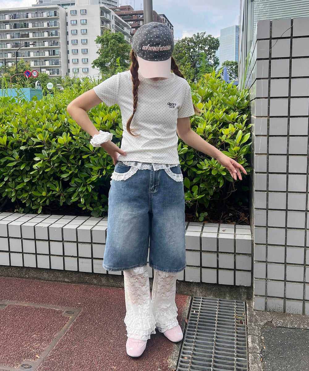 ホワイト モデル：155㎝ F着用