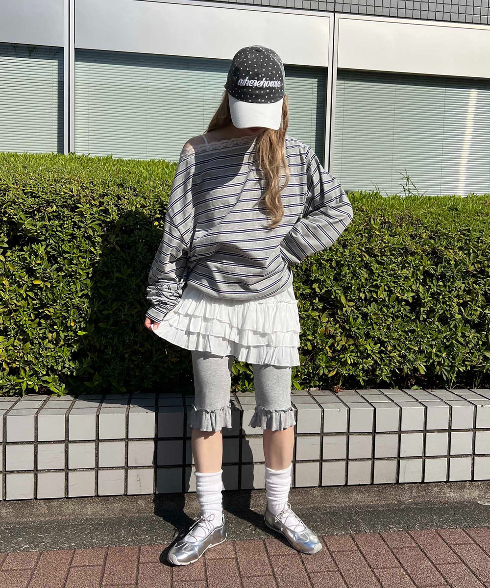 ホワイト モデル：160㎝ F着用