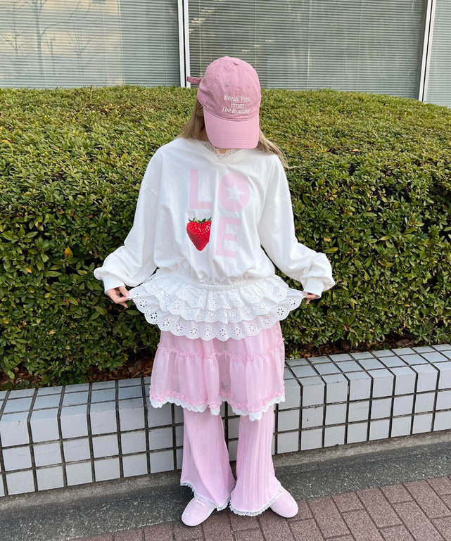 ピンクモデル：160㎝ F着用