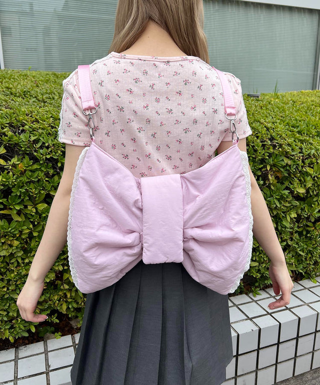 3WAYリボンパファーバッグ