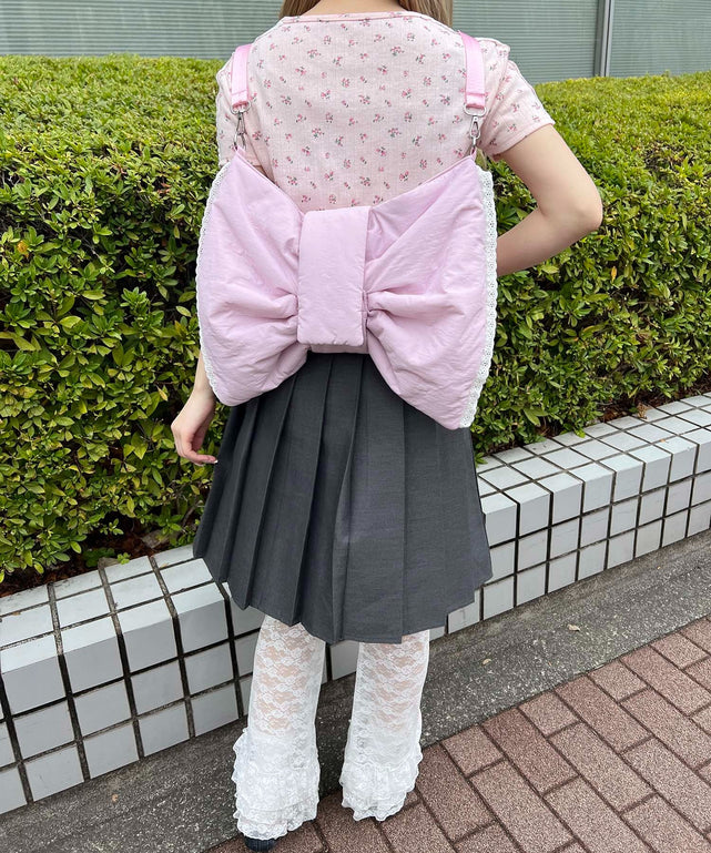 3WAYリボンパファーバッグ