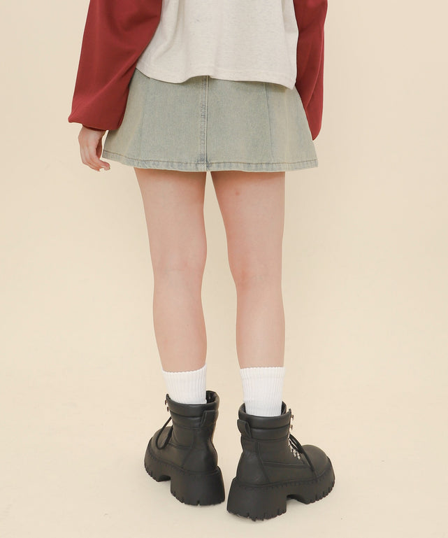 デニム淡 モデル：147cm F着用