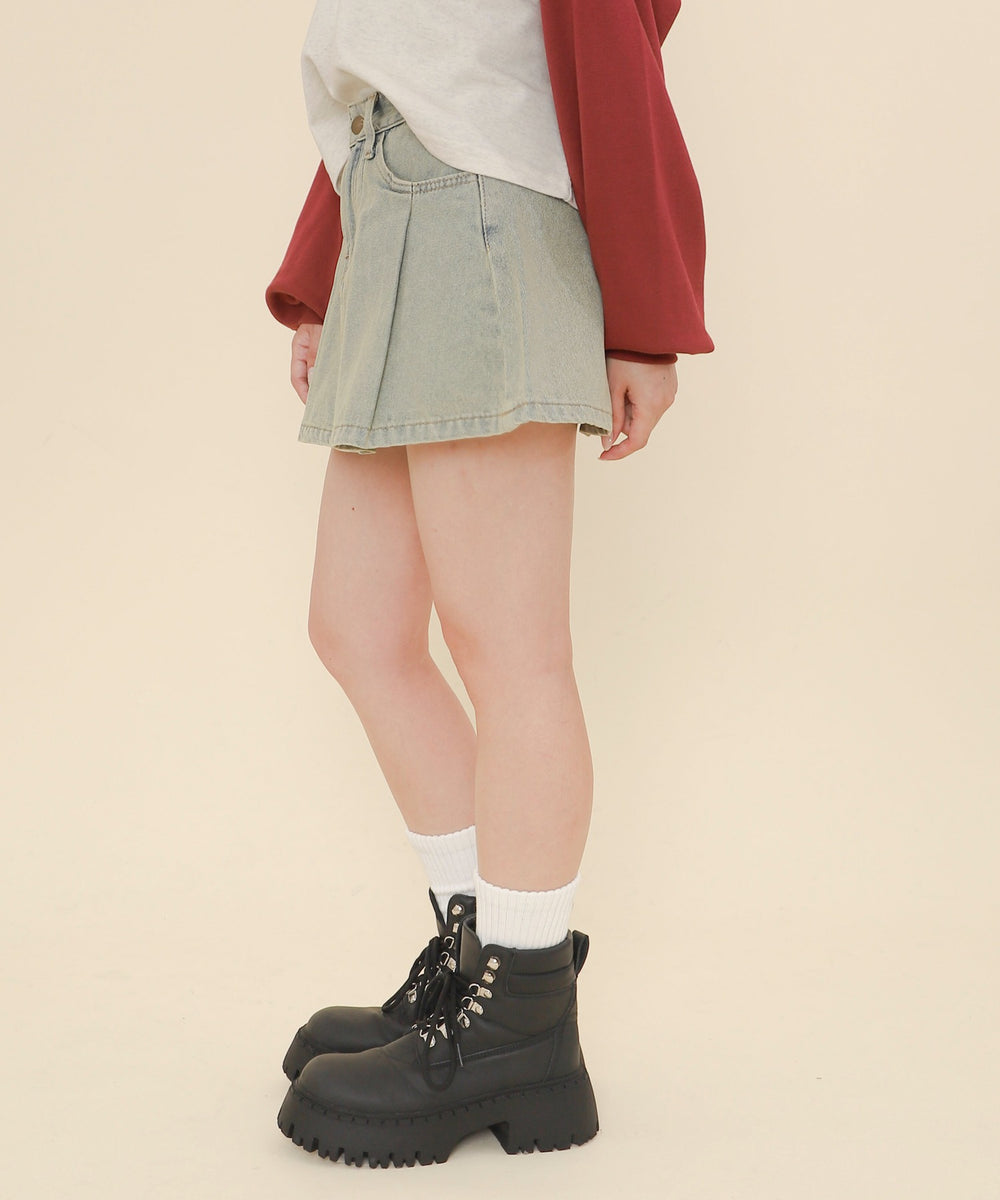 デニム淡 モデル：147cm F着用