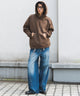 ブラウン モデル：182cm L着用