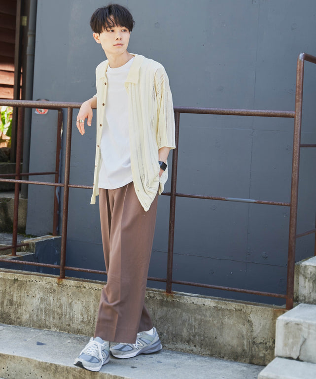 オフホワイト モデル：177cm L着用