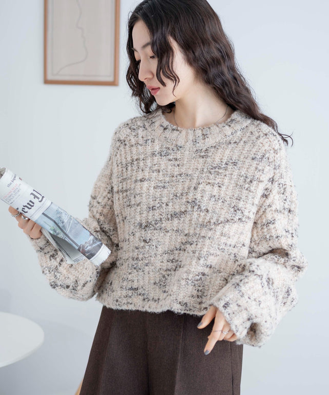 ベージュ　モデル:163cm F着用