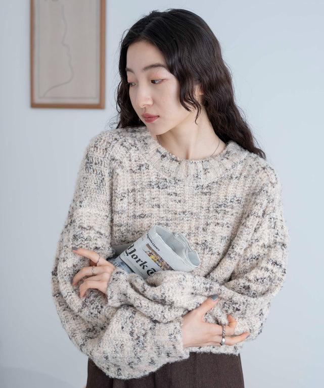 ベージュ　モデル:163cm F着用