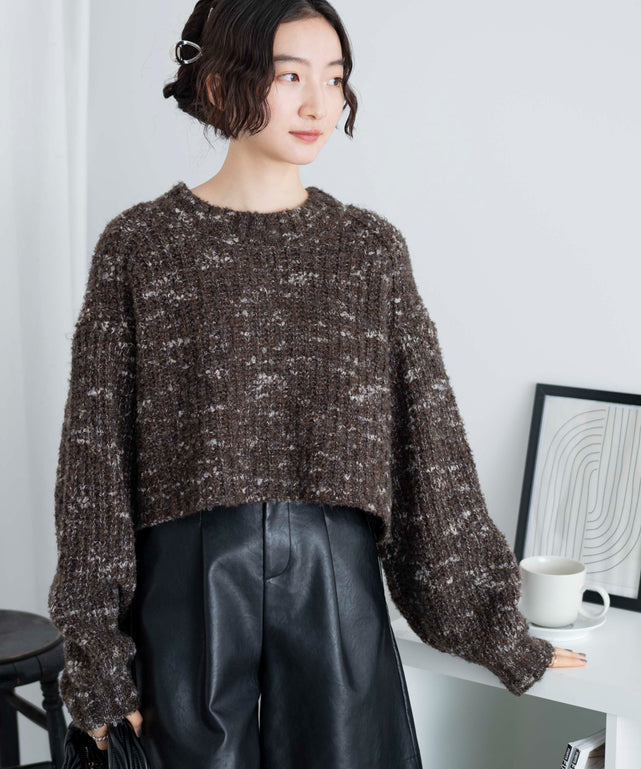 ブラウン　モデル:163cm F着用