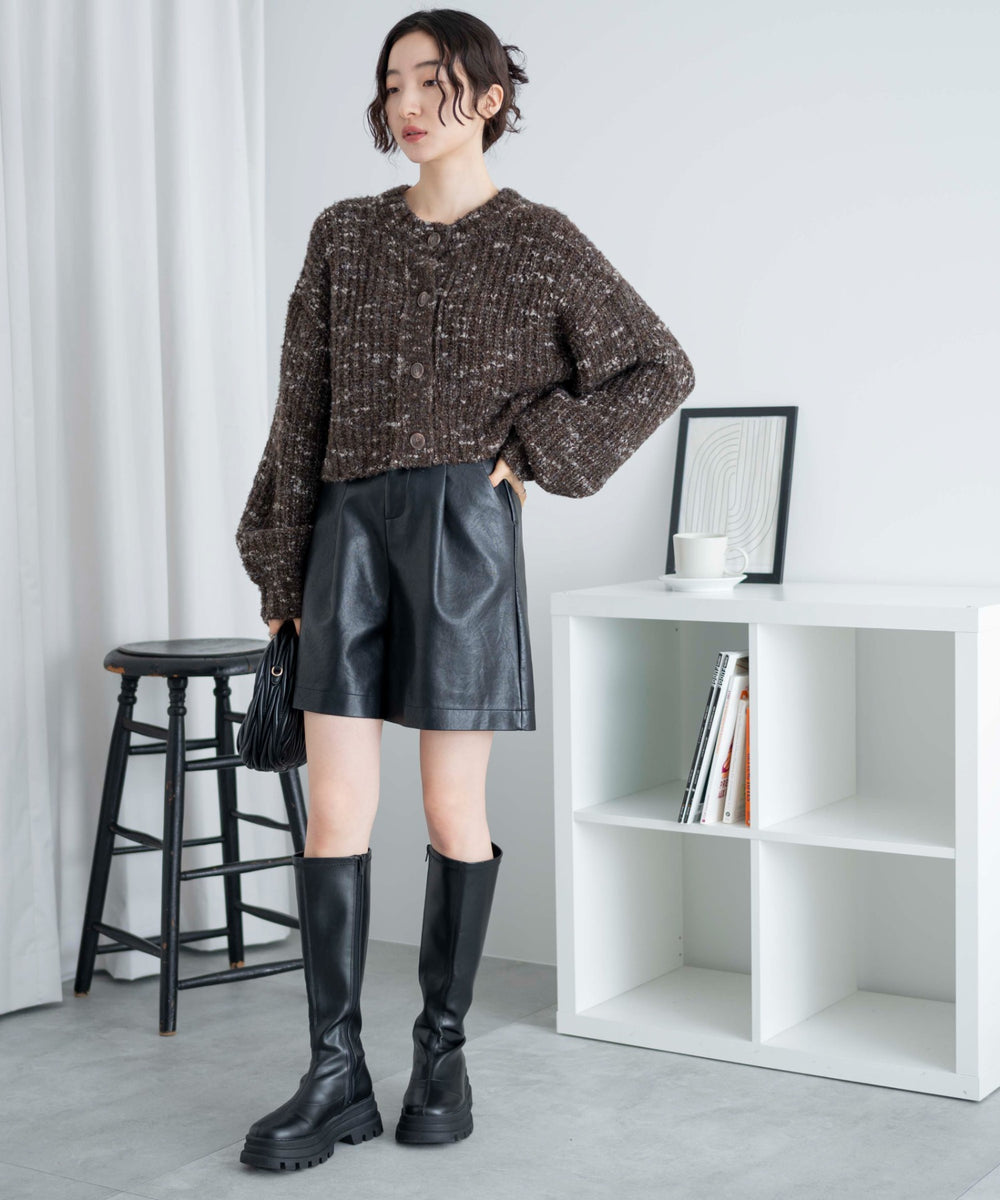ブラウン　モデル:163cm F着用
