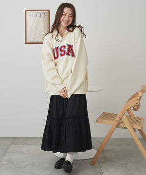 オフホワイト モデル：162cm L着用