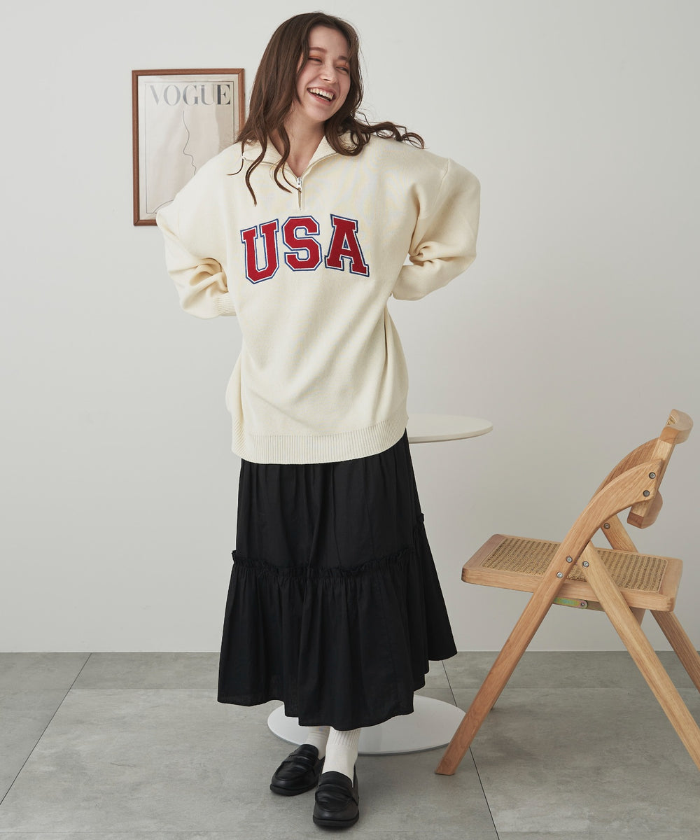オフホワイト モデル：162cm L着用