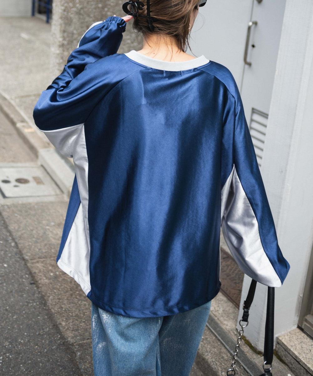 ネイビー　モデル:155cm F着用