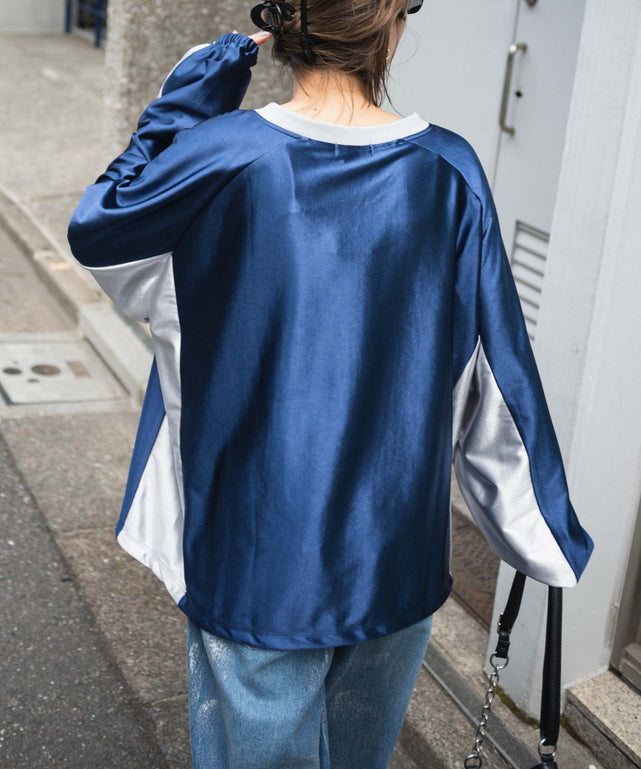 ネイビー　モデル:155cm F着用