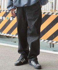 デニムイージーストレートパンツ