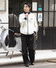 オフホワイト モデル：180cm L着用