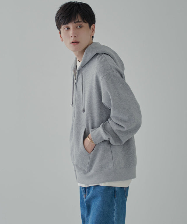 杢グレー　モデル:177cm L着用