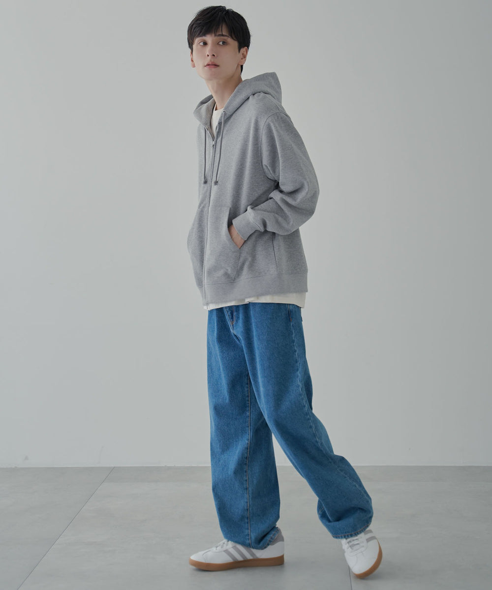 杢グレー　モデル:177cm L着用
