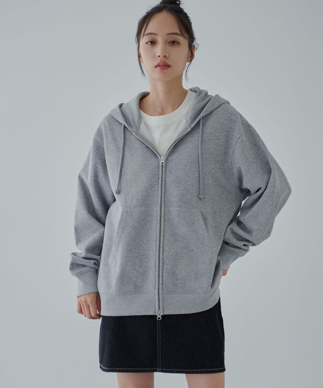 杢グレー 　モデル:160cm S着用
