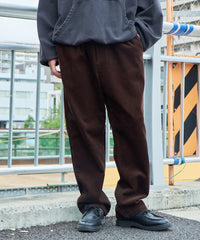 コーデュロイイージーストレートパンツ