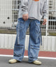 デニム中濃加工 モデル：180cm L着用