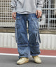 デニム中濃加工 モデル：180cm L着用