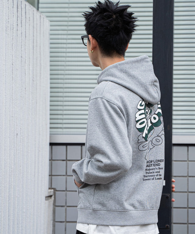 杢グレー モデル：180cm L着用