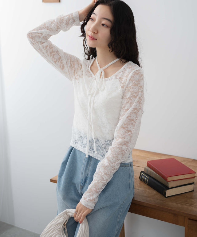 ホワイト  モデル:163cm F着用
