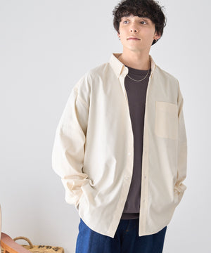 イエロー系ストライプ モデル：175cm L着用