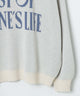 ロゴジャガードニットプルオーバー
