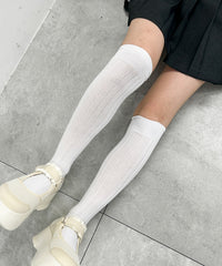 ゆるリブハイソックス(23-25cm)