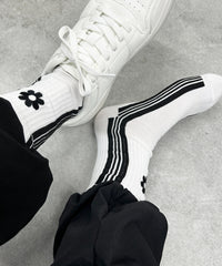 サイドラインクルーソックス(23-25cm)