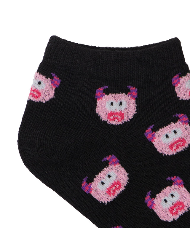 モンスター総柄ショートソックス(23-25cm)