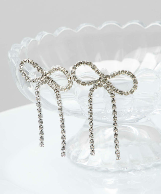 LBIGビジューピアス/シルバー