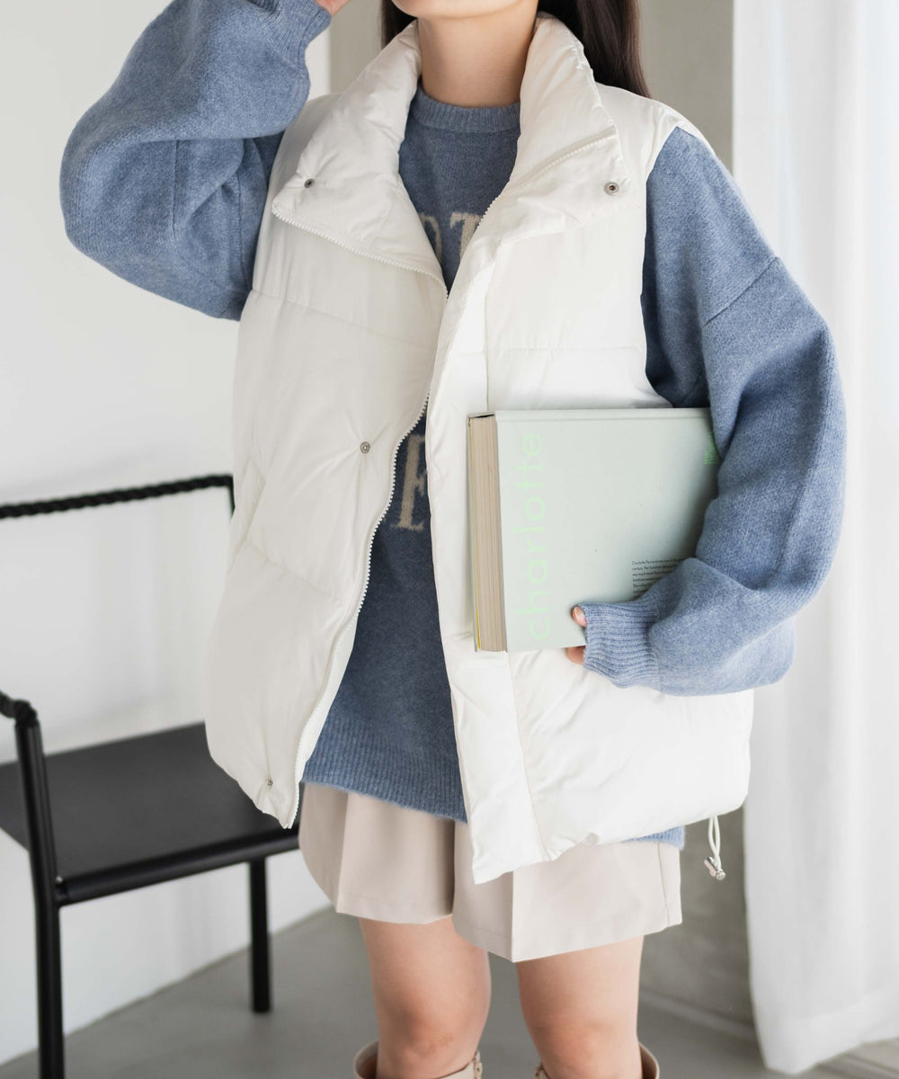 ホワイト 　モデル:155cm F着用