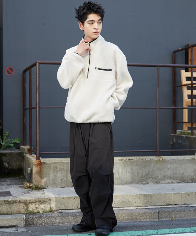 オフホワイト　モデル:180cm L着用