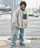 ベージュ モデル：160cm L着用