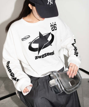 ホワイト 　モデル:155cm F着用