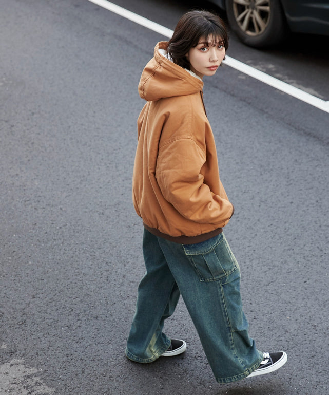ブラウン モデル：160cm L着用