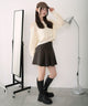 ブラウン　モデル：163cm M着用