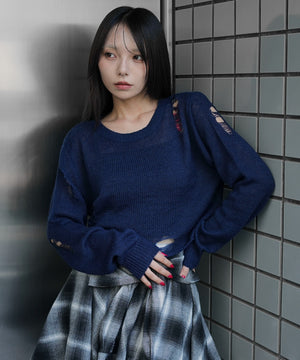 ネイビー　モデル：159cm F着用