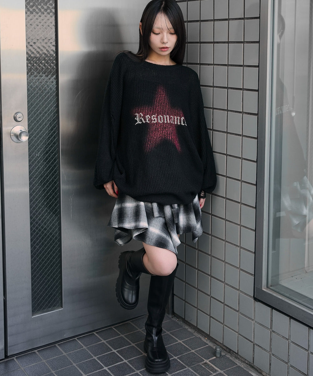 ブラック　モデル：159cm F着用