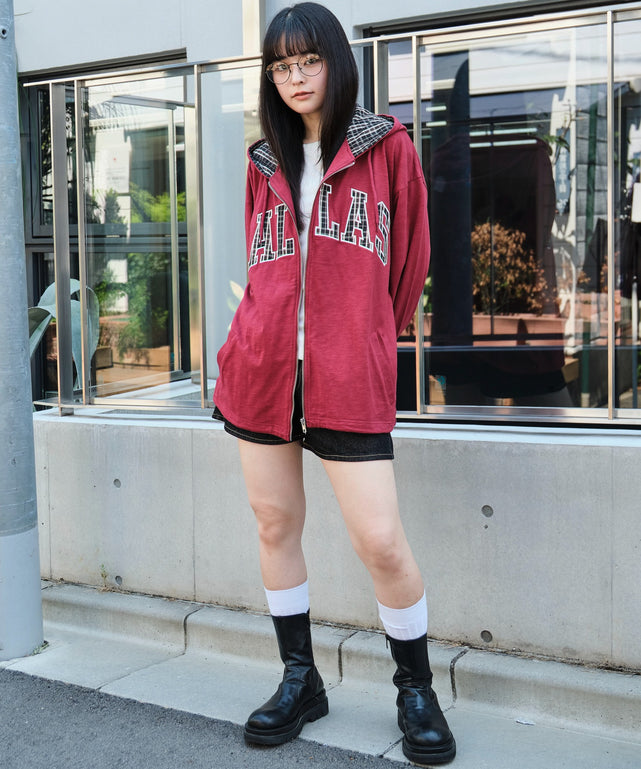 ワイン　モデル：160㎝　L着用