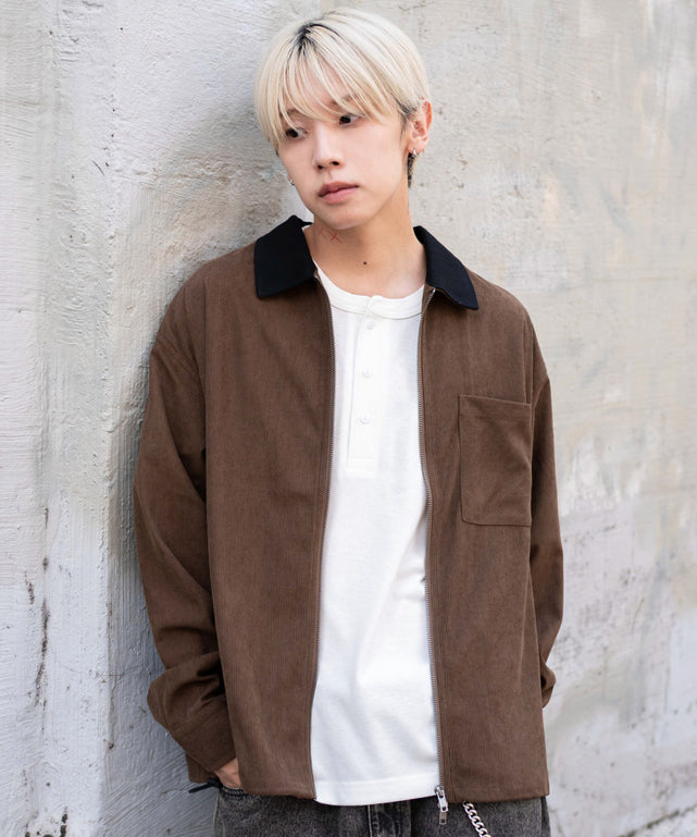 ブラウン モデル：175cm L着用
